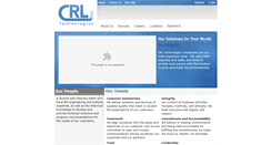 Desktop Screenshot of crltechnologies.com